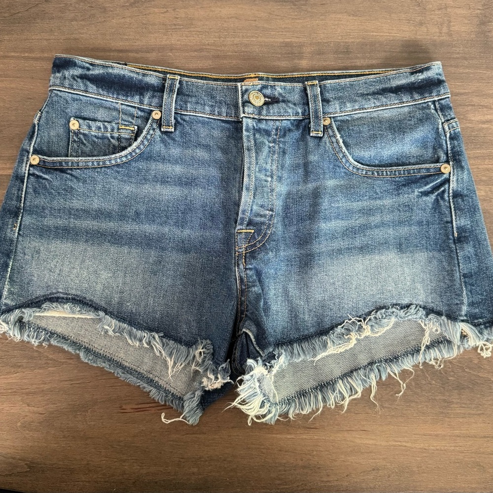 7 For All Mankind Jean Shorts
